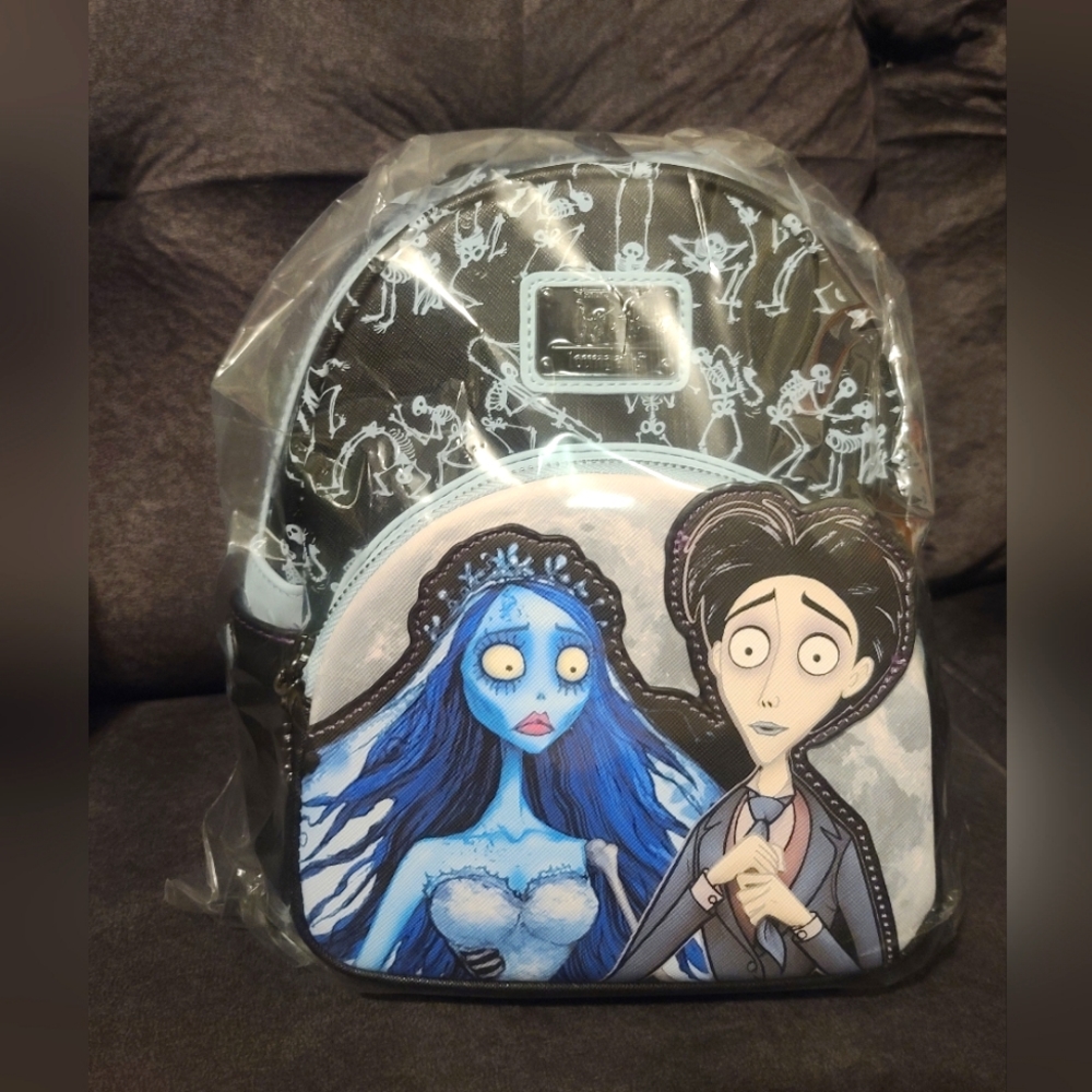 SDCC 2022 Loungefly Exclusive Corpse Bride Glow in the Dark Backpack NWT